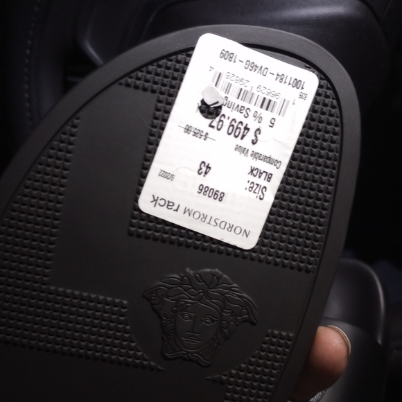 Versace black Medusa head slides - Picture 5 of 5